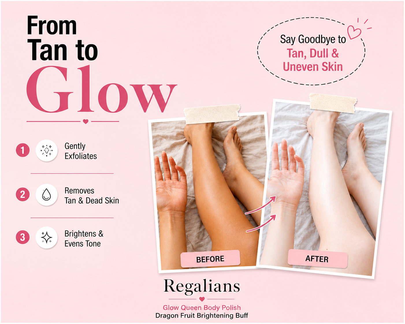 Glow Queen Body Brightening Polish Buff