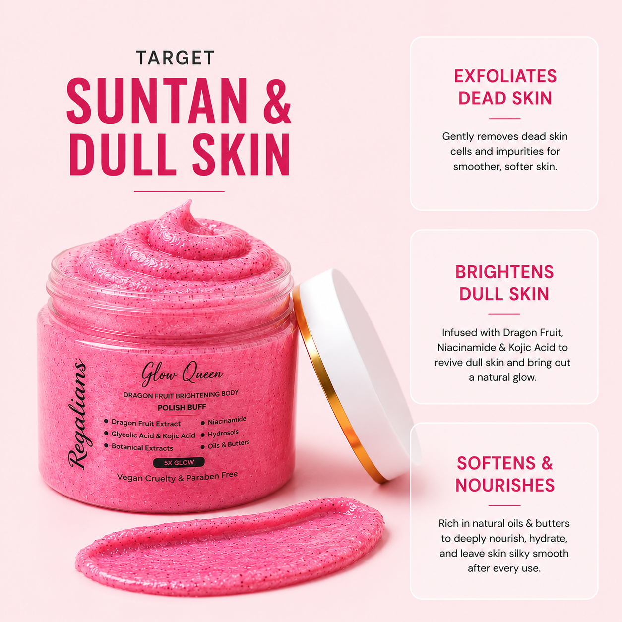 Glow Queen Body Brightening Polish Buff
