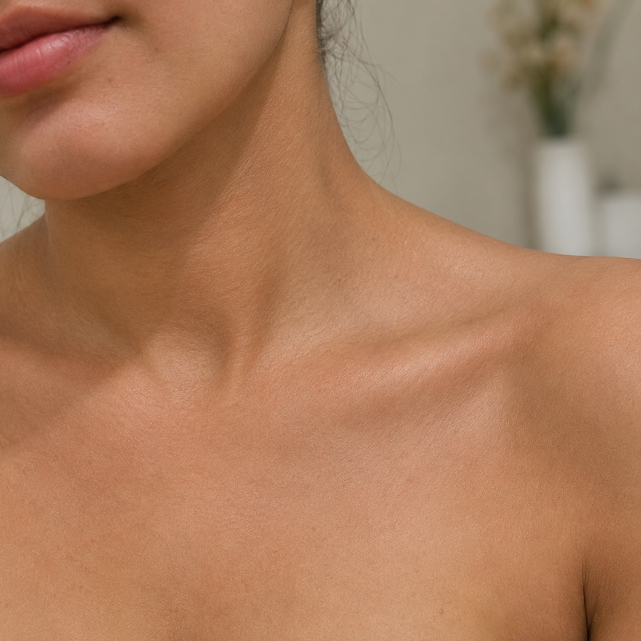 Skin before using Glow Queen